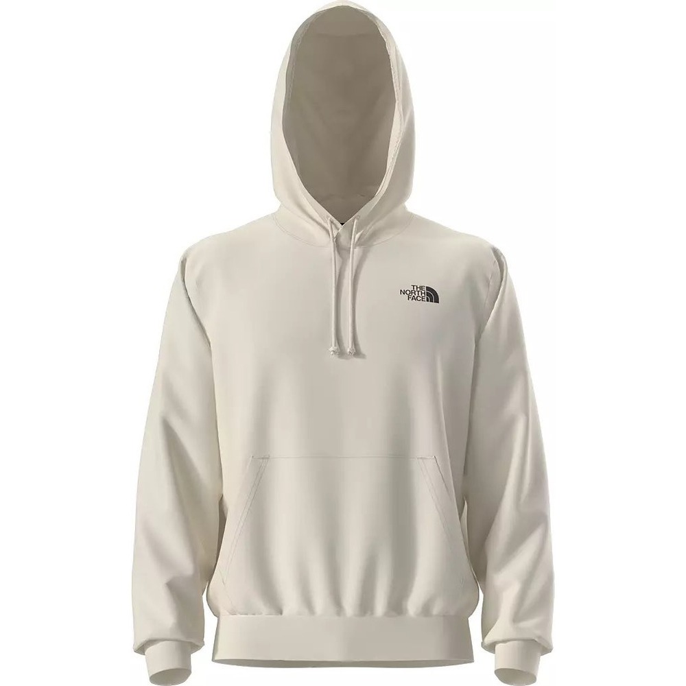 The North Face Mens Evo Pack Hoodie White Dune Donkey Graphic Size Large